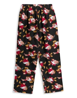 Disney Snow White & Seven Dwarfs Adults Black Pyjama Set