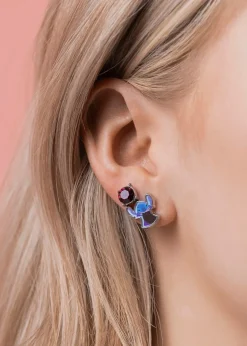 Disney Stitch Blue Costume 3pc Earring Set