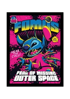 Disney Stitch Comic 1 Stitch Framed Poster (45cm x 35cm)