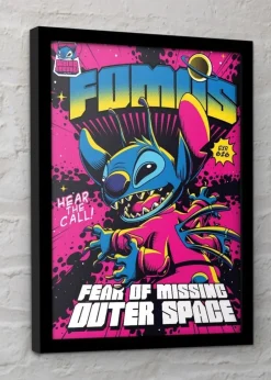 Disney Stitch Comic 1 Stitch Framed Poster (45cm x 35cm)