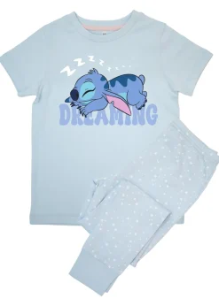 Disney Stitch Dreaming Kids Blue Stars Pyjamas (3-8 Years)