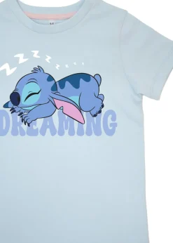 Disney Stitch Dreaming Kids Blue Stars Pyjamas (3-8 Years)