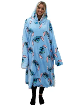 Disney Stitch Hooded Wearable Snuggle Fleece