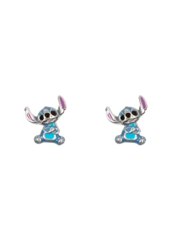 Disney Stitch Sterling Silver Enamel Stitch Stud Earrings