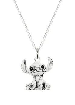 Disney Stitch Sterling Silver Pendant Necklace