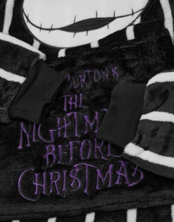 Disney The Nightmare Before Christmas Black Jack Skellington Blanket Hoodie