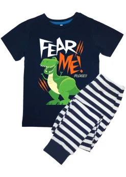 Disney Toy Story Fear Me Kids Navy Stripes Pyjamas (3-8 Years)
