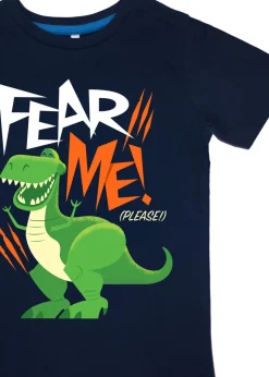 Disney Toy Story Fear Me Kids Navy Stripes Pyjamas (3-8 Years)