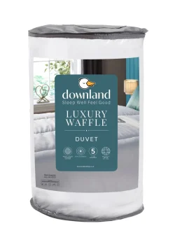 Downland White Waffle Duvet (10.5 Tog)