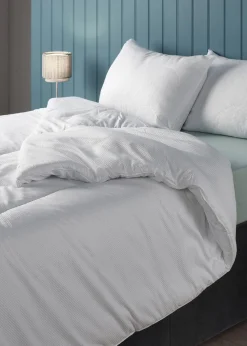 Downland White Waffle Duvet (10.5 Tog)