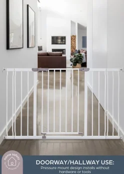 Dreambaby White Ava Extra-Wide Safety Gate