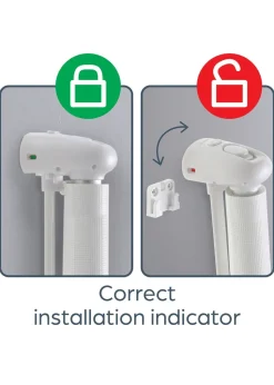 Dreambaby White Retractable Mesh Roller Gate