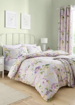Dreams & Drapes Design Flourette Lilac Bedspread
