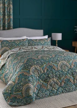 Dreams & Drapes Design Palais Blue Bedspread