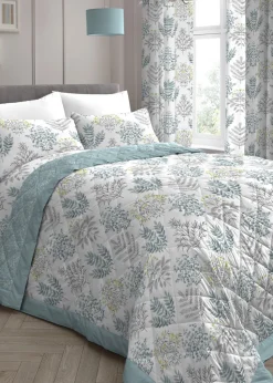 Dreams & Drapes Emily Reversible Blue Bedspread