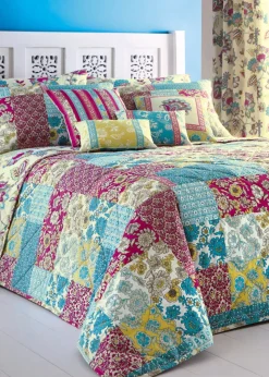 Dreams & Drapes Marinelli Blue Bedspread