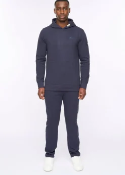 Duck & Cover Dark Navy Hannings Hoodie