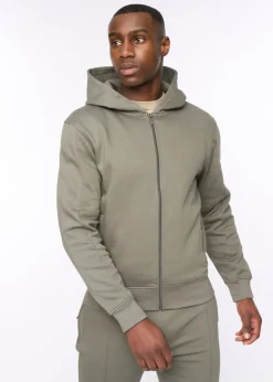 Duck & Cover Green Slate Chemtars Zip Thru Hoodie
