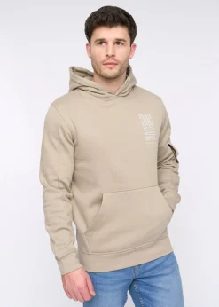 Duck & Cover Light Pebble Tremake Hoodie