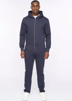 Duck & Cover Navy Chemtars Zip Thru Hoodie