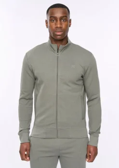 Duck & Cover Olive Hannings Zip Thru Hoodie