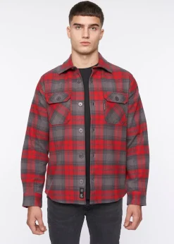 Duck & Cover Red Willington Overshirt