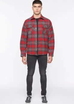 Duck & Cover Red Willington Overshirt