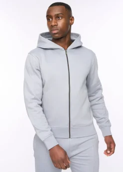 Duck & Cover Steel Blue Chemtars Zip Thru Hoodie