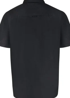 Duke Black James Oxford Kingsize Short-Sleeved Shirt