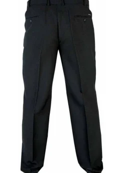 Duke Black Kingsize Max Adjustable Waist Trousers