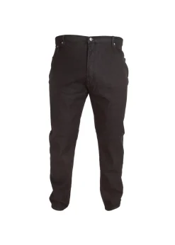 Duke Black London Kingsize Balfour Comfort Fit Stretch Jeans
