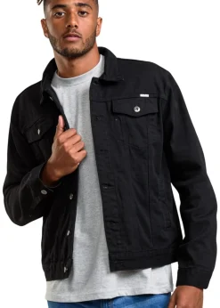 Duke Black London Trucker Denim Jacket