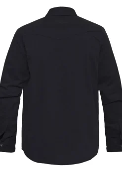 Duke Black Western Denim Shirt