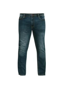 Duke Blue Ambrose Kingsize Tapered Fit Stretch Jeans