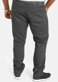 Duke Charcoal London Canary Bedford Cord Kingsize Tuxedo Trousers