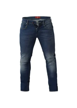 Duke Dark Blue Ambrose Slim Fit Stretch Jeans