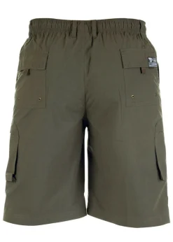 Duke Khaki Nick Elasticated Waist Cargo Shorts