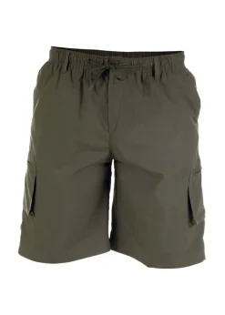 Duke Khaki Nick Elasticated Waist Cargo Shorts