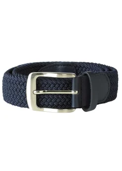 Duke Navy Dani Stretch Braided Belt