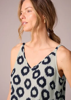 Et Vous Sage Patterned Cami Top