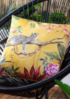 Evans Lichfield Leopard Outdoor Filled Cushion (43cm x 43cm x 8cm)