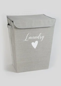 Fabric Laundry Basket (50cm x 40cm x 29cm)
