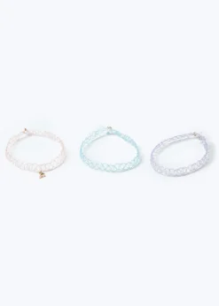 Flitzy 3 Pack Multicoloured Cherry Motif Chockers