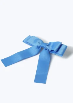 Flitzy Back To School Blue Bow Clip