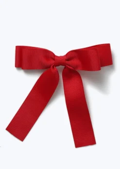 Flitzy Back To School Red Bow Clip