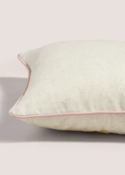 Floral Embroidered Cushion (30cm x 50cm)