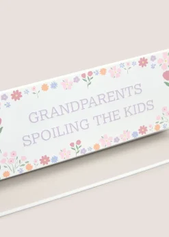 Floral Grandparent Sign