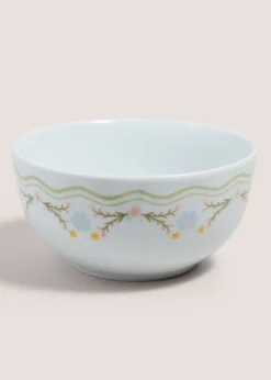 Folk Rabbit Cereal Bowl