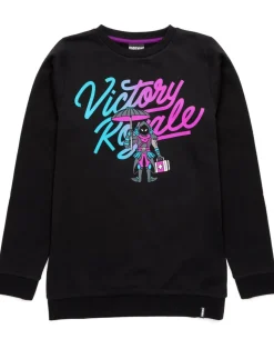 Fortnite Victory Royale Boys Black Sweatshirt (11-16 Yrs)
