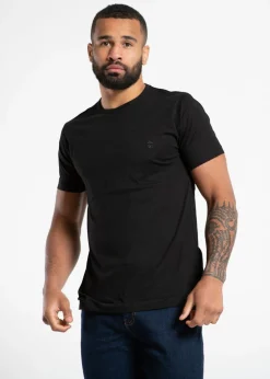 French Connection Black Cotton T-Shirts Pack of 3
